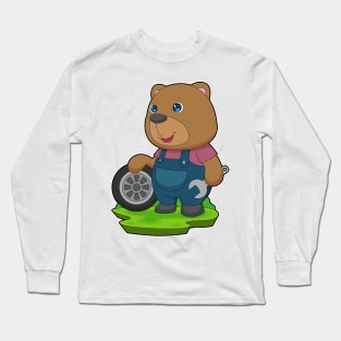 Bear Mechanic Car tire Long Sleeve T-Shirt